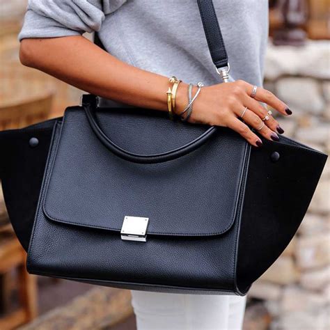 how much is a celine trapeze bag uk